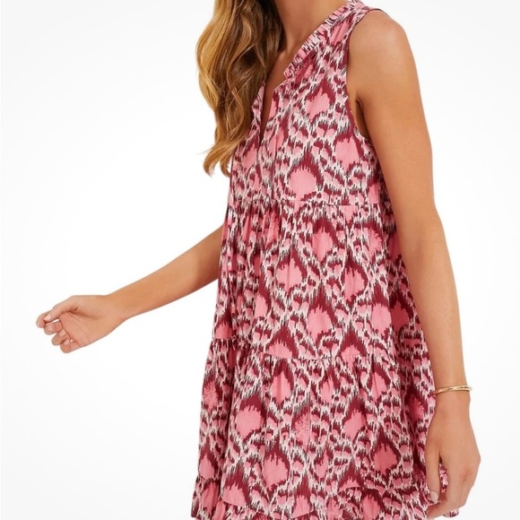 Tuckernuck Women’s Red & Pink Cover Up /Dress  size Medium- New With Tag - Picture 3 of 4